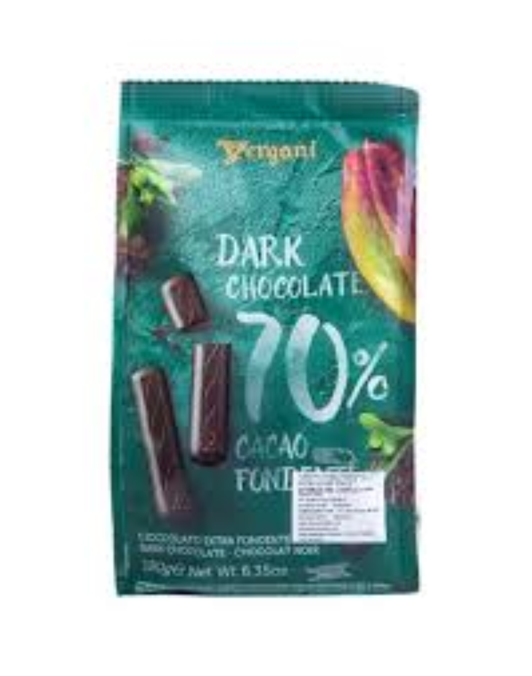 VERGANI DARK CHOCOLATE 70% 180G